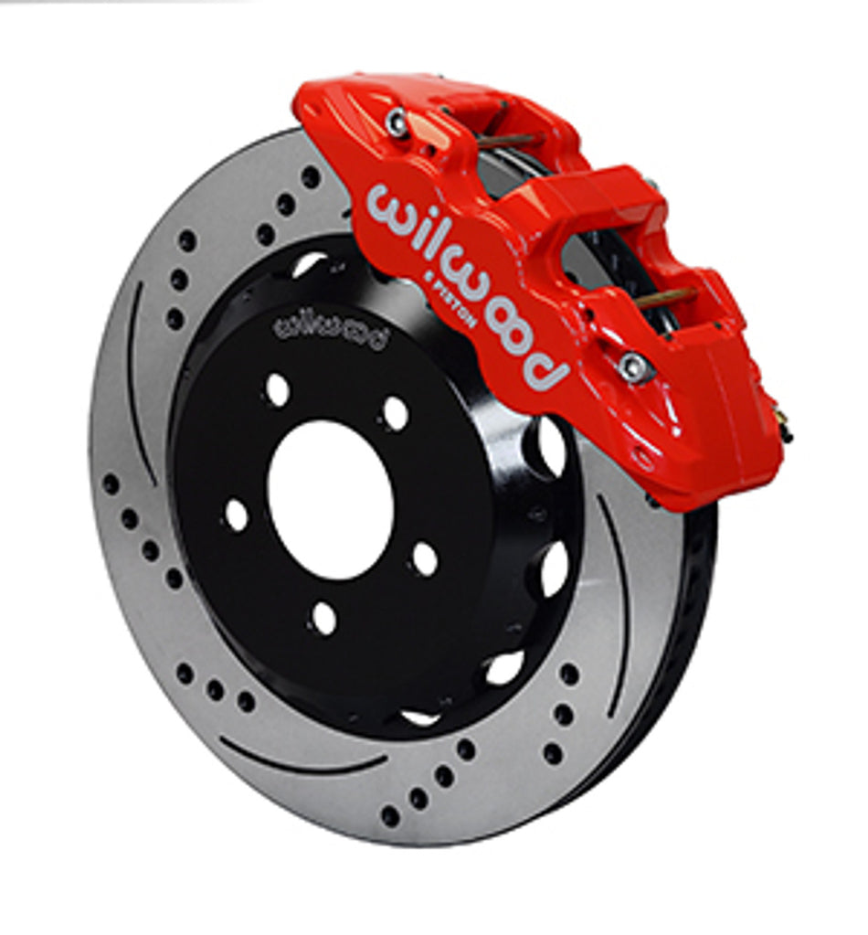Wilwood AERO6 Big Brake Front Brake Kit 14.25" Drilled & Slotted (10-15 Camaro) 140-11269-D