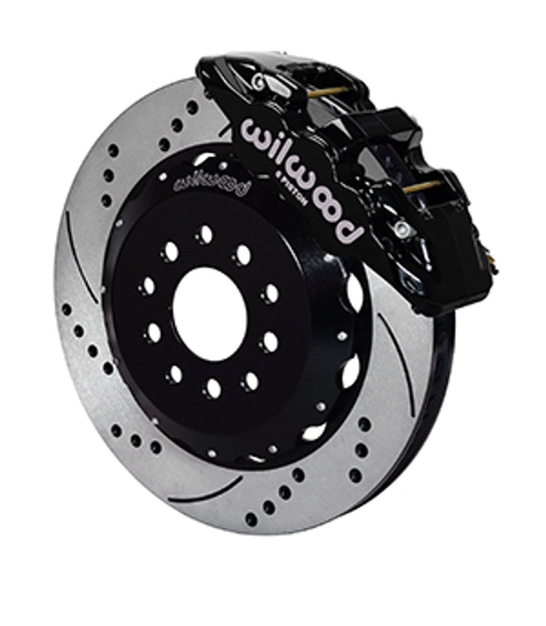 Wilwood AERO6 Big Brake Front Brake Kit 14" Drilled & Slotted (05-14 Mustang) 140-10830-D