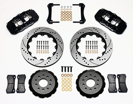 Wilwood AERO6 Big Brake Front Brake Kit 14" Drilled & Slotted (05-14 Mustang) 140-10830-D
