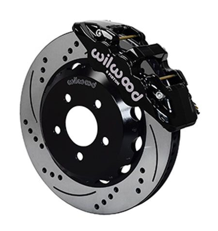 Wilwood AERO6 Big Brake Front Brake Kit 14" Drilled & Slotted (16-17 Camaro) 140-14288-D