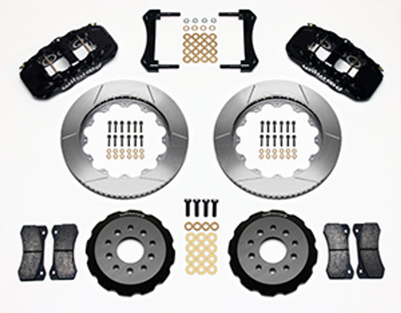 Wilwood AERO6 Big Brake Front Brake Kit 14" Slotted (05-14 Mustang) 140-10830