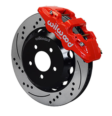 Wilwood AERO6 Big Brake Front Brake Kit 15" Drilled & Slotted (16-17 Camaro) 140-14289-D