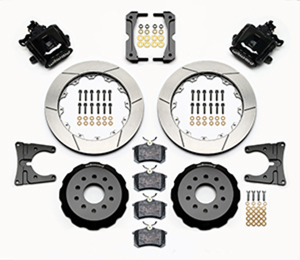 Wilwood Combination Parking Brake Caliper Rear Brake Kit 12.88" Slotted (05-14 Mustang) 140-10159