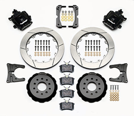 Wilwood Combination Parking Brake Caliper Rear Brake Kit 12.88" Slotted (05-14 Mustang) 140-10159