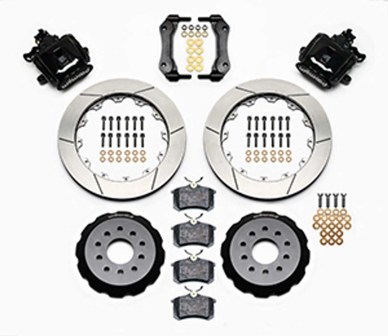 Wilwood Combination Parking Brake Caliper Rear Brake Kit 12.88" Slotted (94-04 Mustang) 140-10158