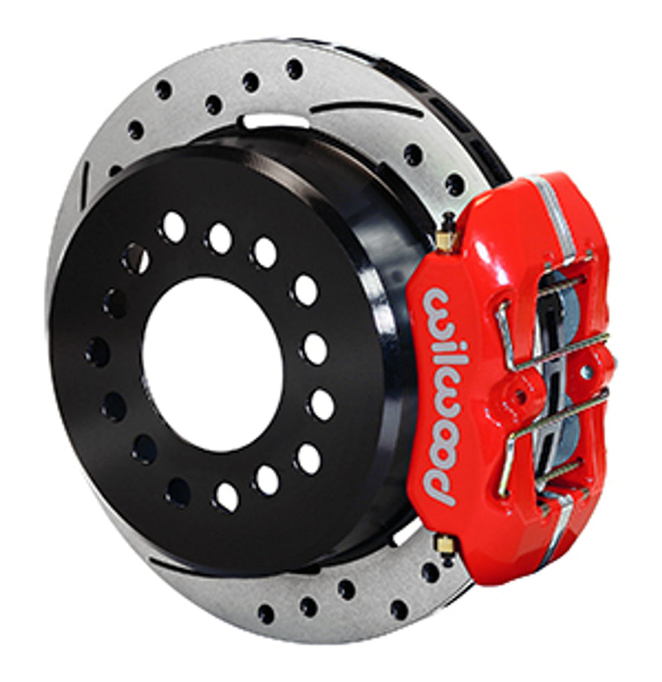 Wilwood Dynapro Low-Profile Rear Parking Brake Kit 11" Drilled & Slotted (73-94 Mustang) 140-11396-D