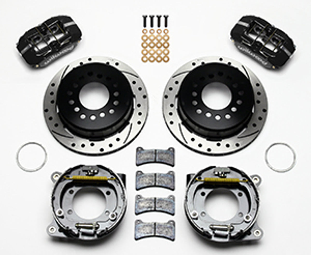 Wilwood Dynapro Low-Profile Rear Parking Brake Kit 11" Drilled & Slotted (73-94 Mustang) 140-11396-D
