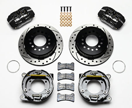 Wilwood Dynapro Low-Profile Rear Parking Brake Kit 11" Drilled & Slotted (73-94 Mustang) 140-11396-D