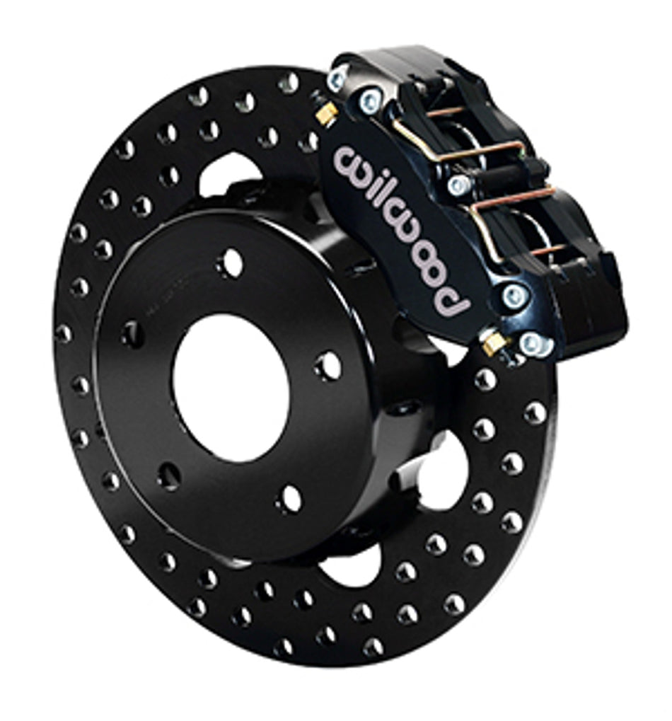 Wilwood Dynapro Radial Front Drag Brake Kit 11.75" Drilled Black Anodize (93-02 Camaro) 140-10786-D