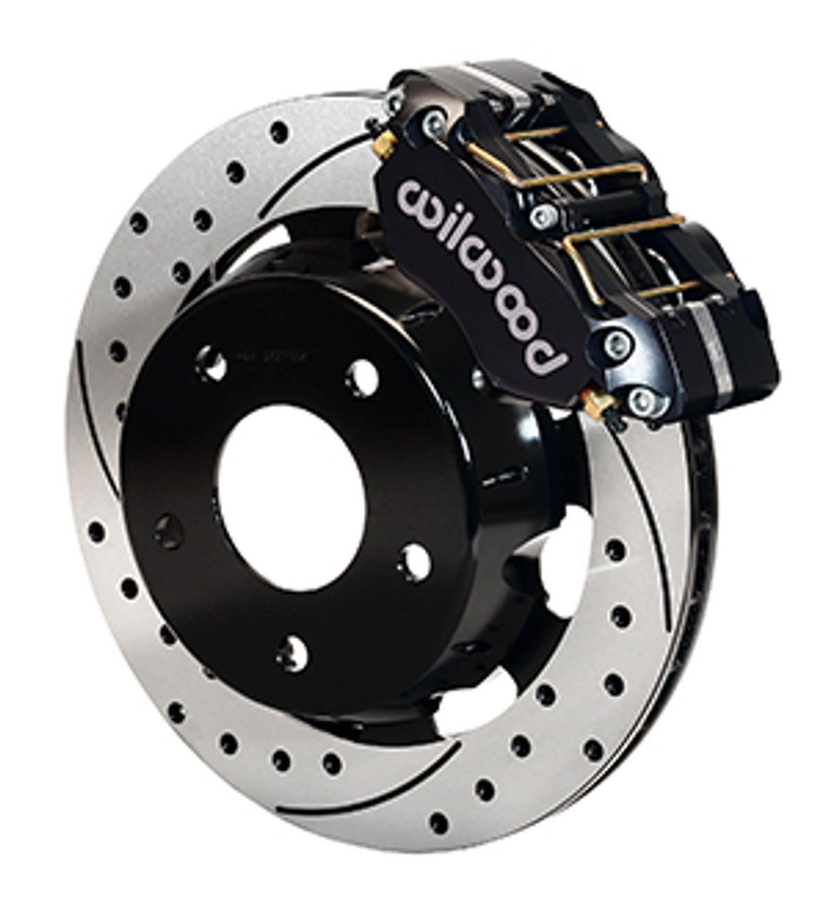 Wilwood Dynapro Radial Front Drag Brake Kit 11.75" Drilled & Slotted Black Anodize (93-02 Camaro) 140-10787-D