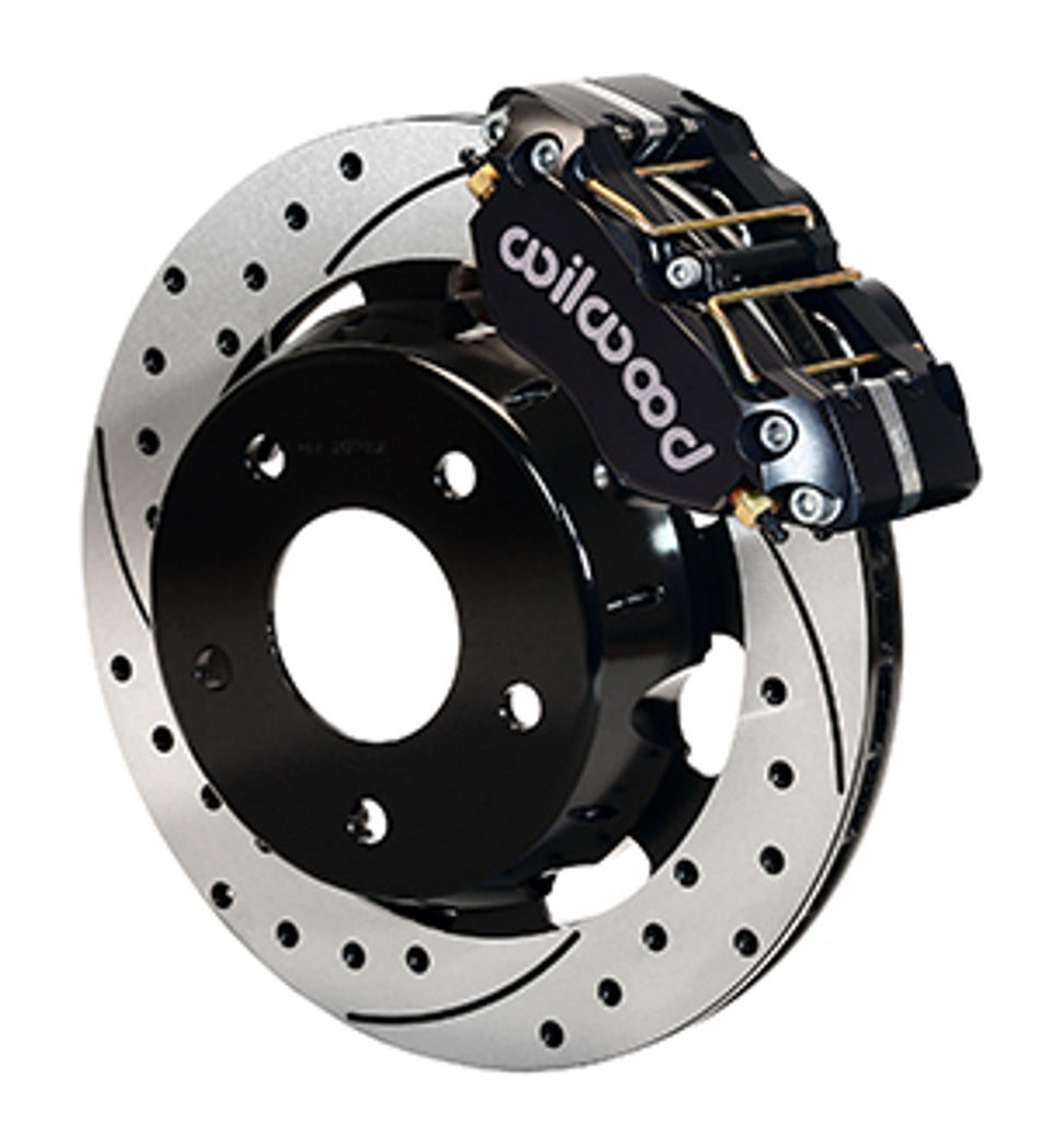 Wilwood Dynapro Radial Front Drag Brake Kit 11.75" Drilled & Slotted Black Anodize (93-02 Camaro) 140-10787-D