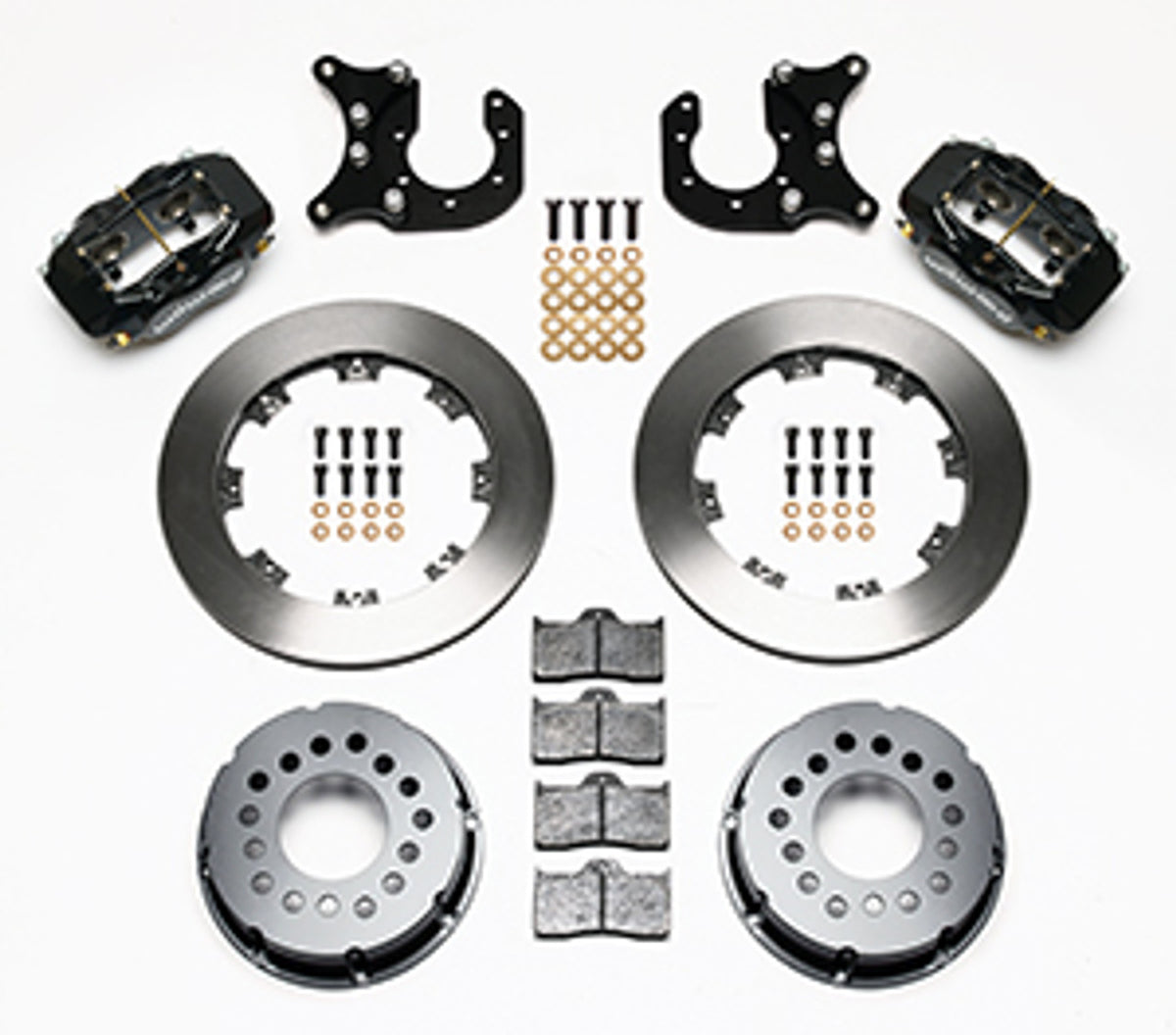 Wilwood Forged Dynalite Pro Series Rear Brake Kit 8.8 2.5 Offset (73-94 Mustang) 140-3018