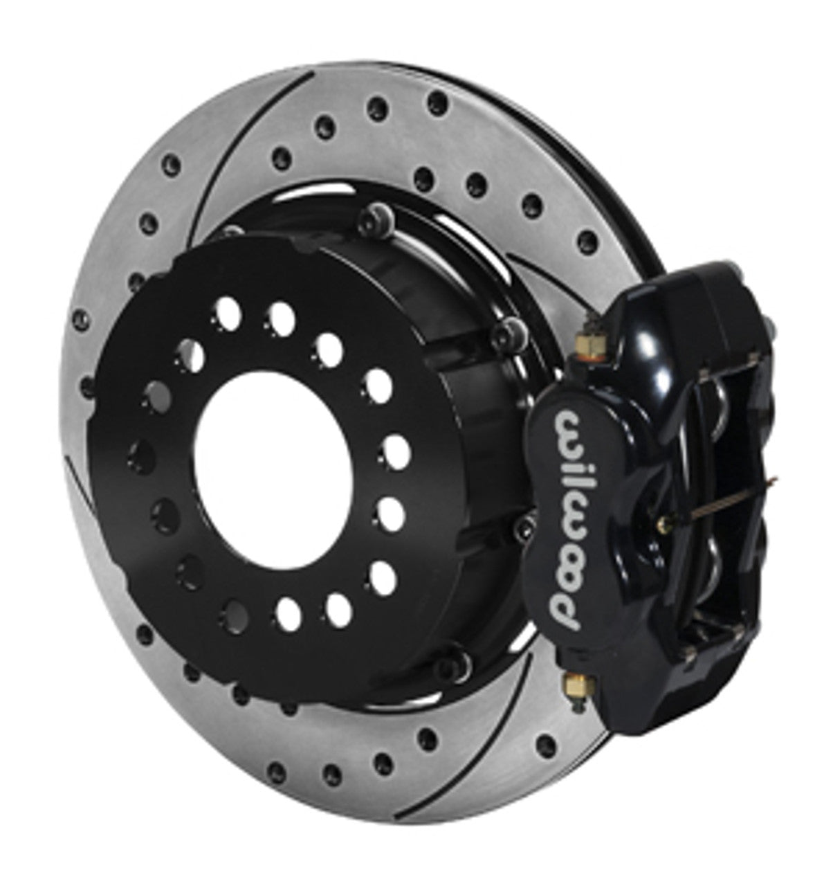 Wilwood Forged Dynalite Pro Series Rear Brake Kit 8.8 2.5 Offset Drilled & Slotted (73-94 Mustang) 140-3018-D
