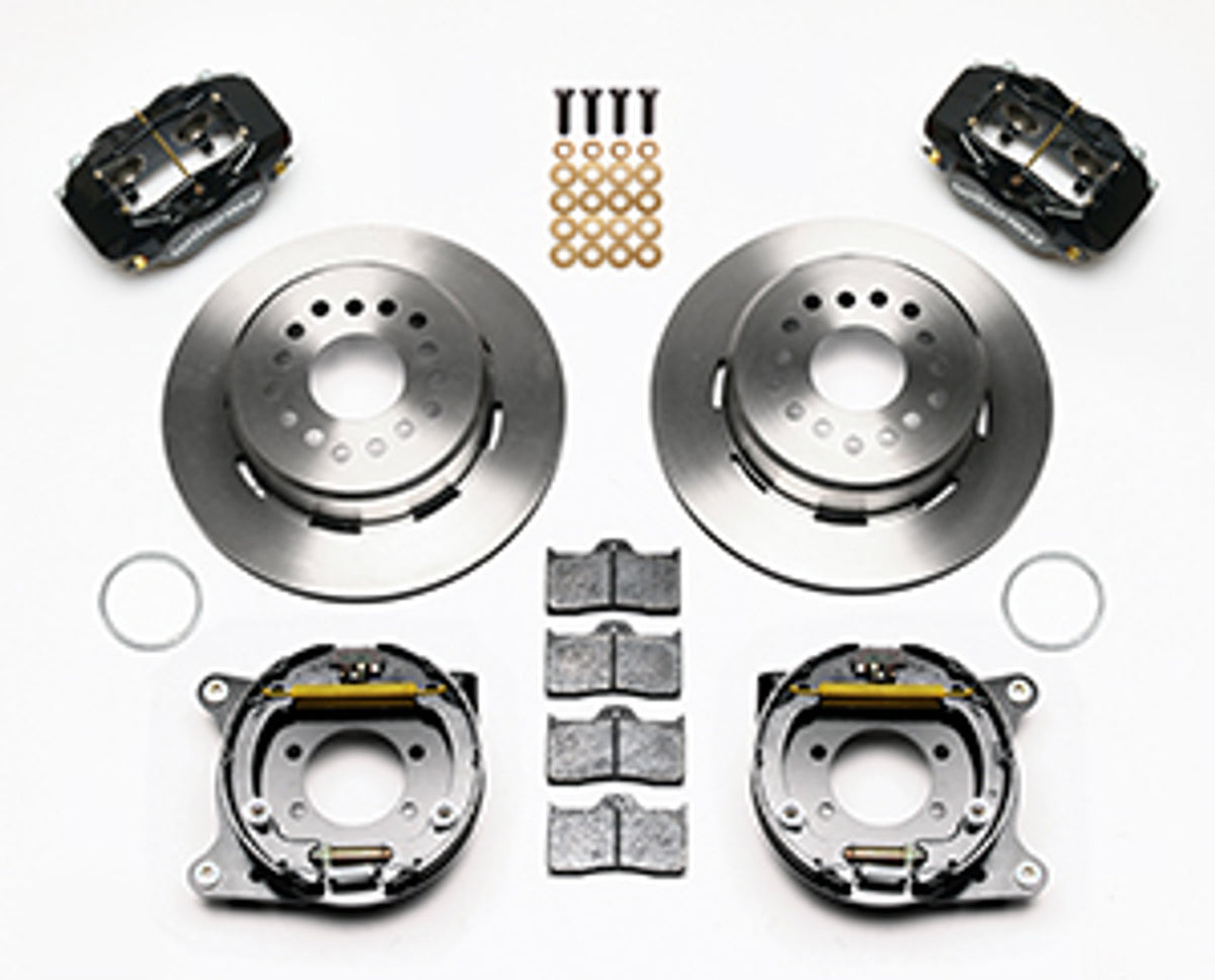 Wilwood Forged Dynalite Rear Parking Brake Kit 8.8 2.5 Offset (73-94 Mustang) 140-7146