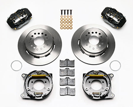 Wilwood Forged Dynalite Rear Parking Brake Kit 8.8 2.5 Offset (73-94 Mustang) 140-7146