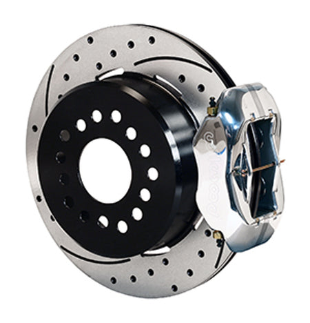 Wilwood Forged Dynalite Rear Parking Brake Kit 8.8 2.5 Offset SRP Drilled (73-94 Mustang) 140-7146-D