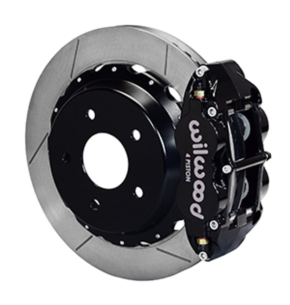 Wilwood Forged Narrow Superlite 4R Big Brake Rear Brake Kit For OE Parking Brake 12.88" Slotted (88-02 Camaro) 140-9830