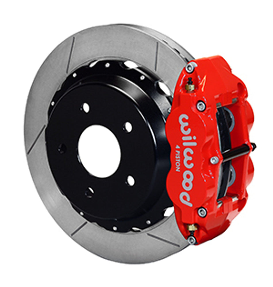 Wilwood Forged Narrow Superlite 4R Big Brake Rear Brake Kit For OE Parking Brake 12.88" Slotted (88-02 Camaro) 140-9830
