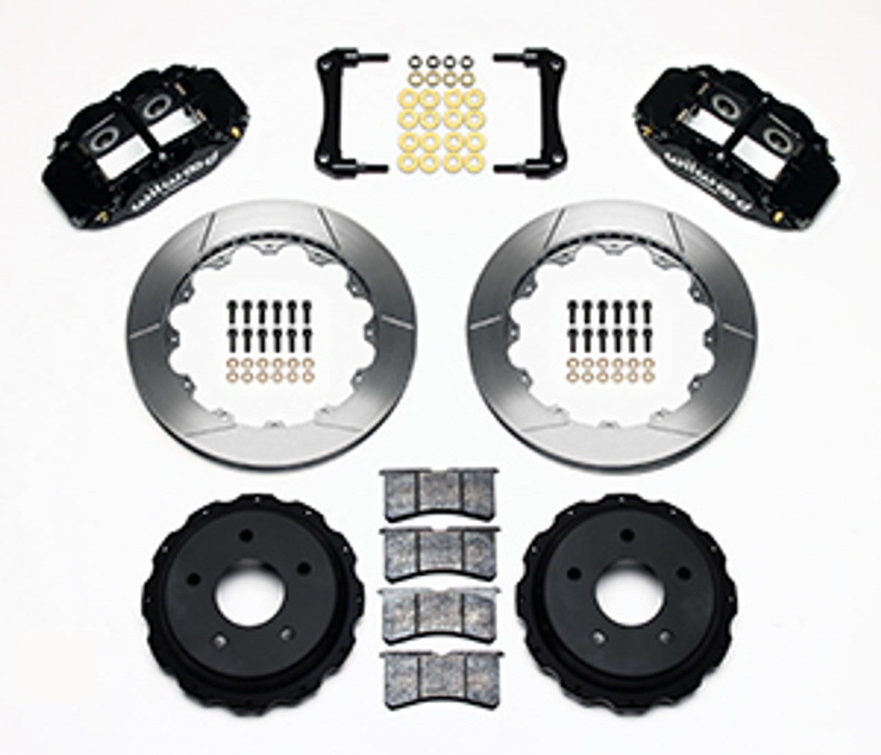 Wilwood Forged Narrow Superlite 4R Big Brake Rear Brake Kit For OE Parking Brake 12.88" Slotted (88-02 Camaro) 140-9830
