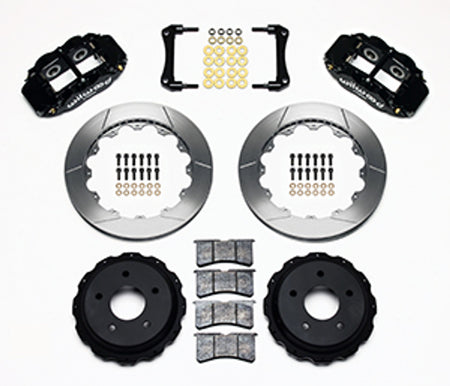 Wilwood Forged Narrow Superlite 4R Big Brake Rear Brake Kit For OE Parking Brake 12.88" Slotted (88-02 Camaro) 140-9830