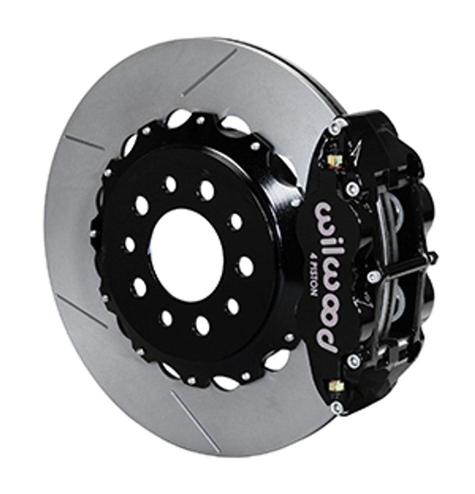 Wilwood Forged Narrow Superlite 4R Big Brake Rear Brake Kit For OE Parking Brake 14" Slotted (10-17 Camaro) 140-13648