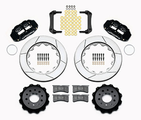 Wilwood Forged Narrow Superlite 4R Big Brake Rear Brake Kit For OE Parking Brake 14" Slotted (10-17 Camaro) 140-13648