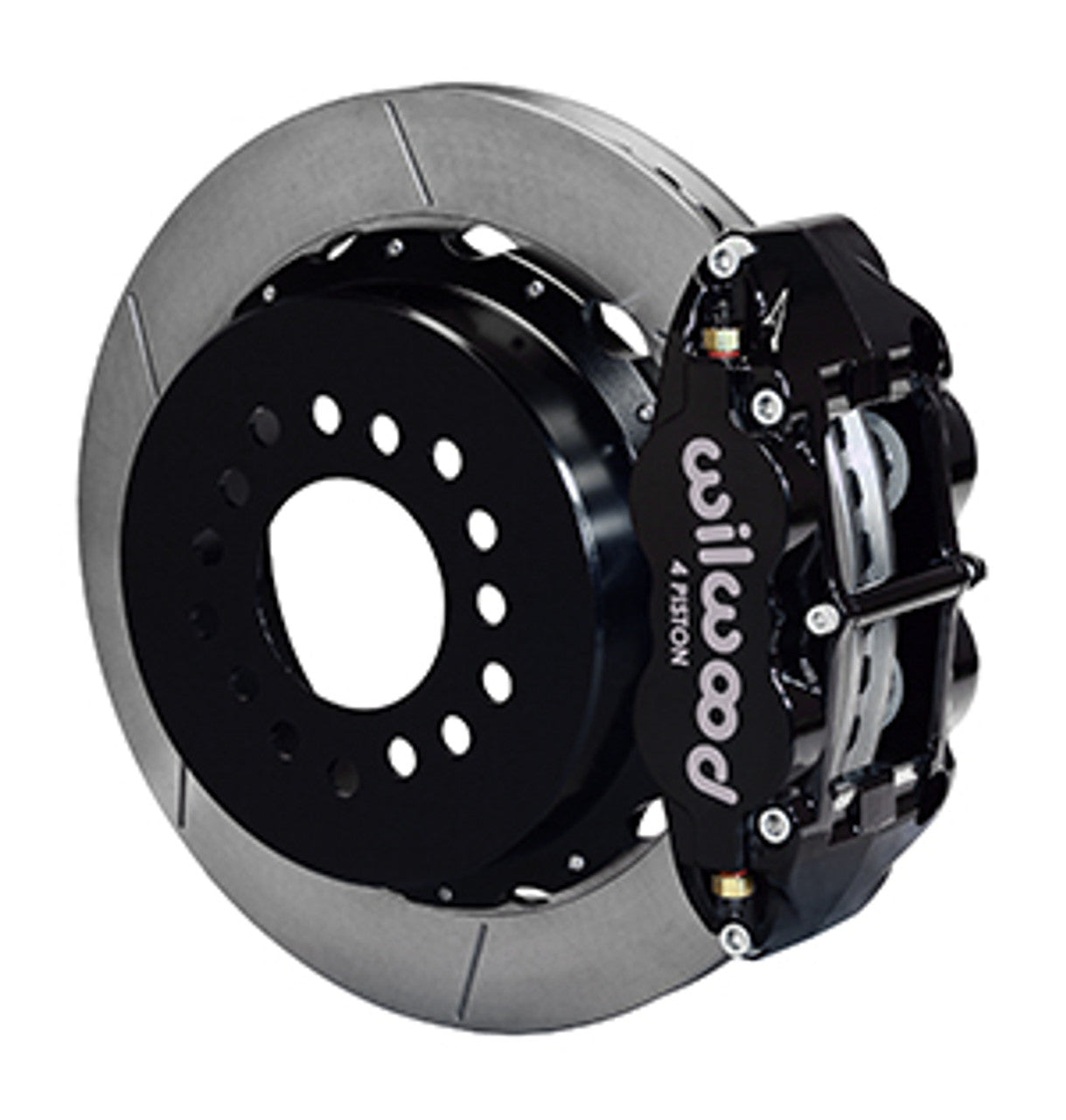 Wilwood Forged Narrow Superlite 4R Big Brake Rear Parking Brake Kit 12.88" Slotted (05-14 Mustang) 140-9221