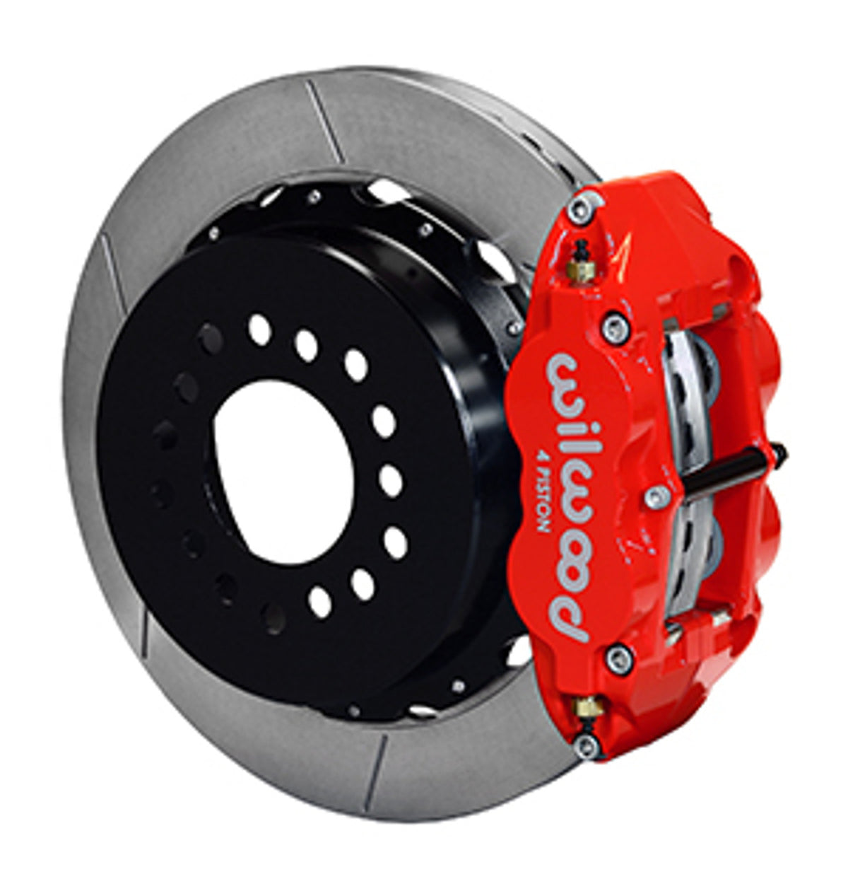 Wilwood Forged Narrow Superlite 4R Big Brake Rear Parking Brake Kit 12.88" Slotted (05-14 Mustang) 140-9221