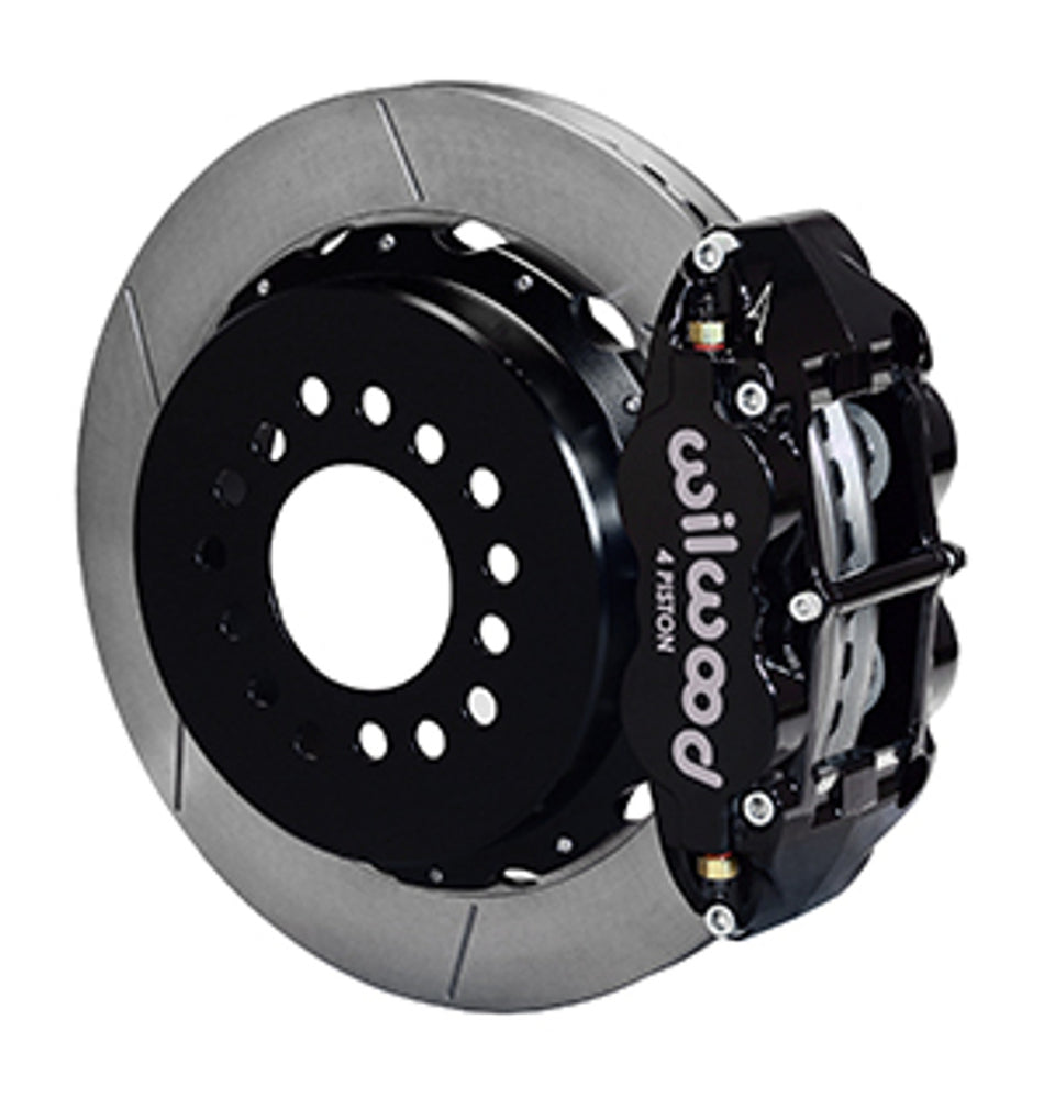 Wilwood Forged Narrow Superlite 4R Big Brake Rear Parking Brake Kit 12.88" Slotted (73-94 Mustang) 140-9223