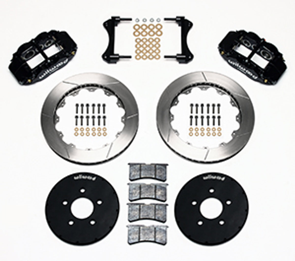 Wilwood Forged Narrow Superlite 6R Big Brake Front Brake Kit Hat 12.88" Slotted (94-04 Mustang) 140-9107