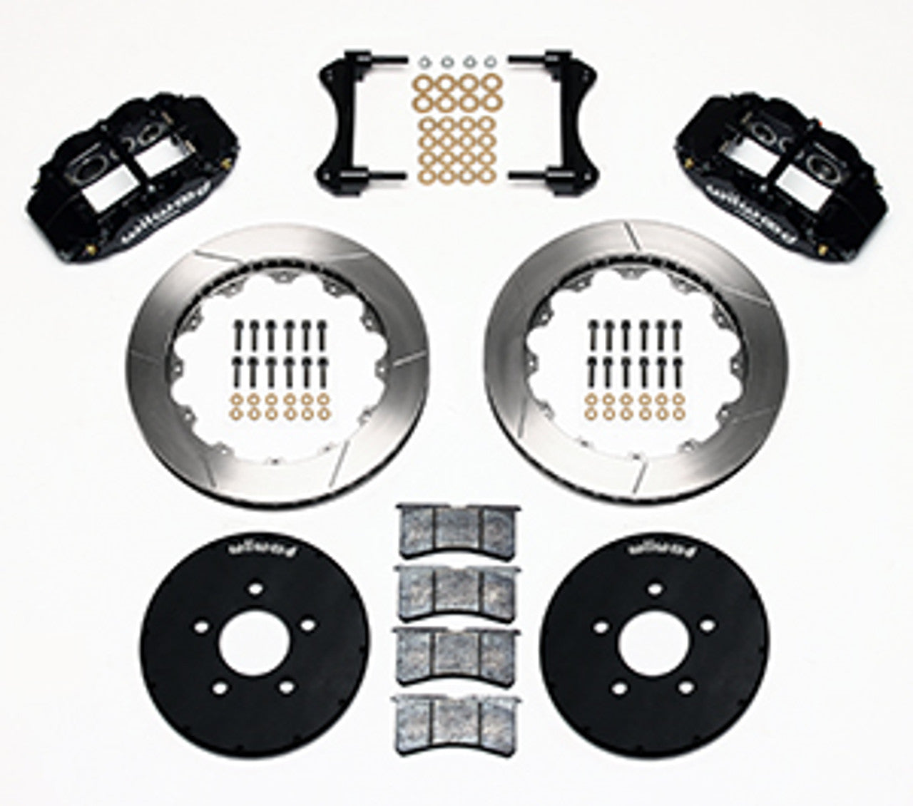 Wilwood Forged Narrow Superlite 6R Big Brake Front Brake Kit Hat 12.88" Slotted (94-04 Mustang) 140-9107