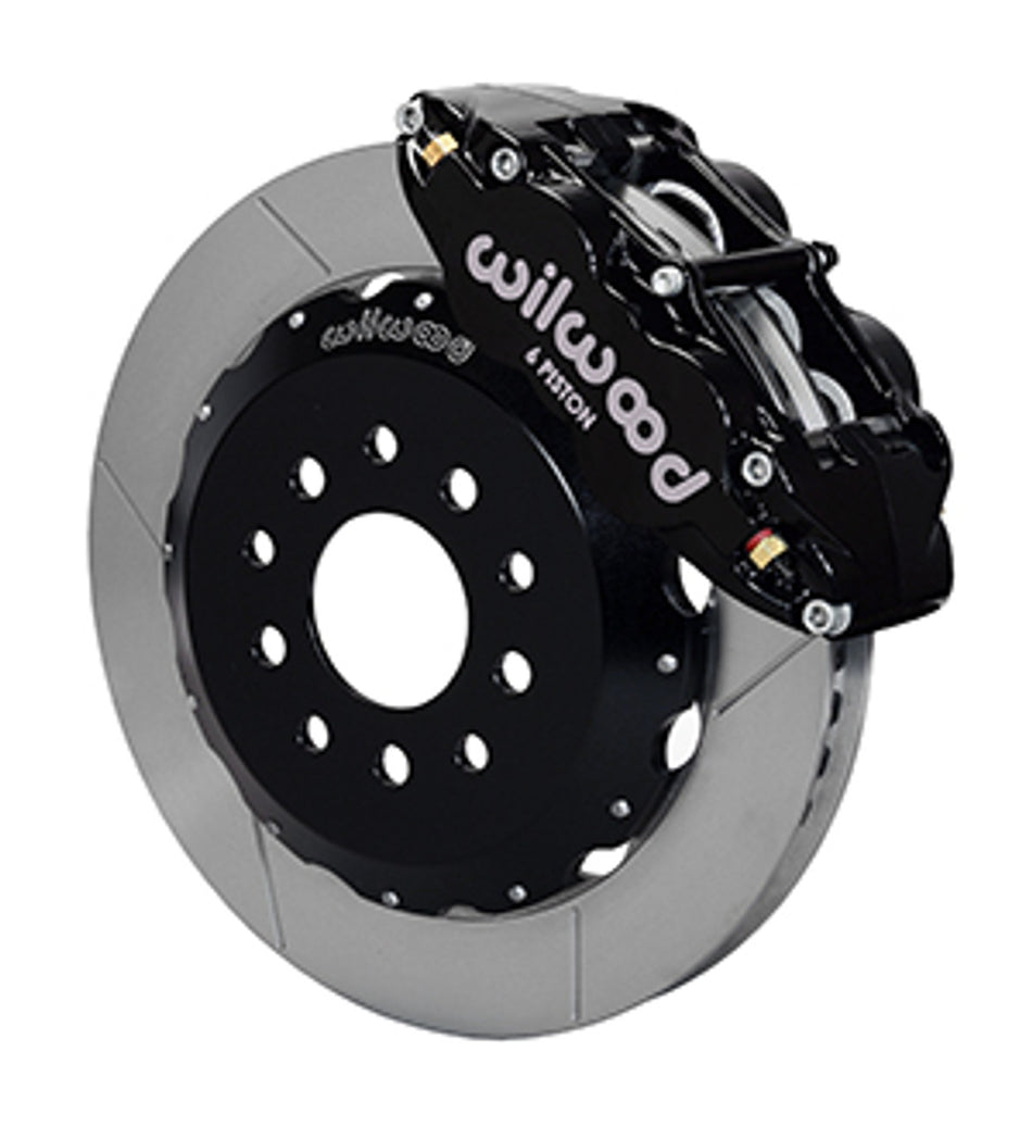 Wilwood Forged Narrow Superlite 6R Big Brake Front Brake Kit Hat 14" Slotted (05-14 Mustang) 140-9110