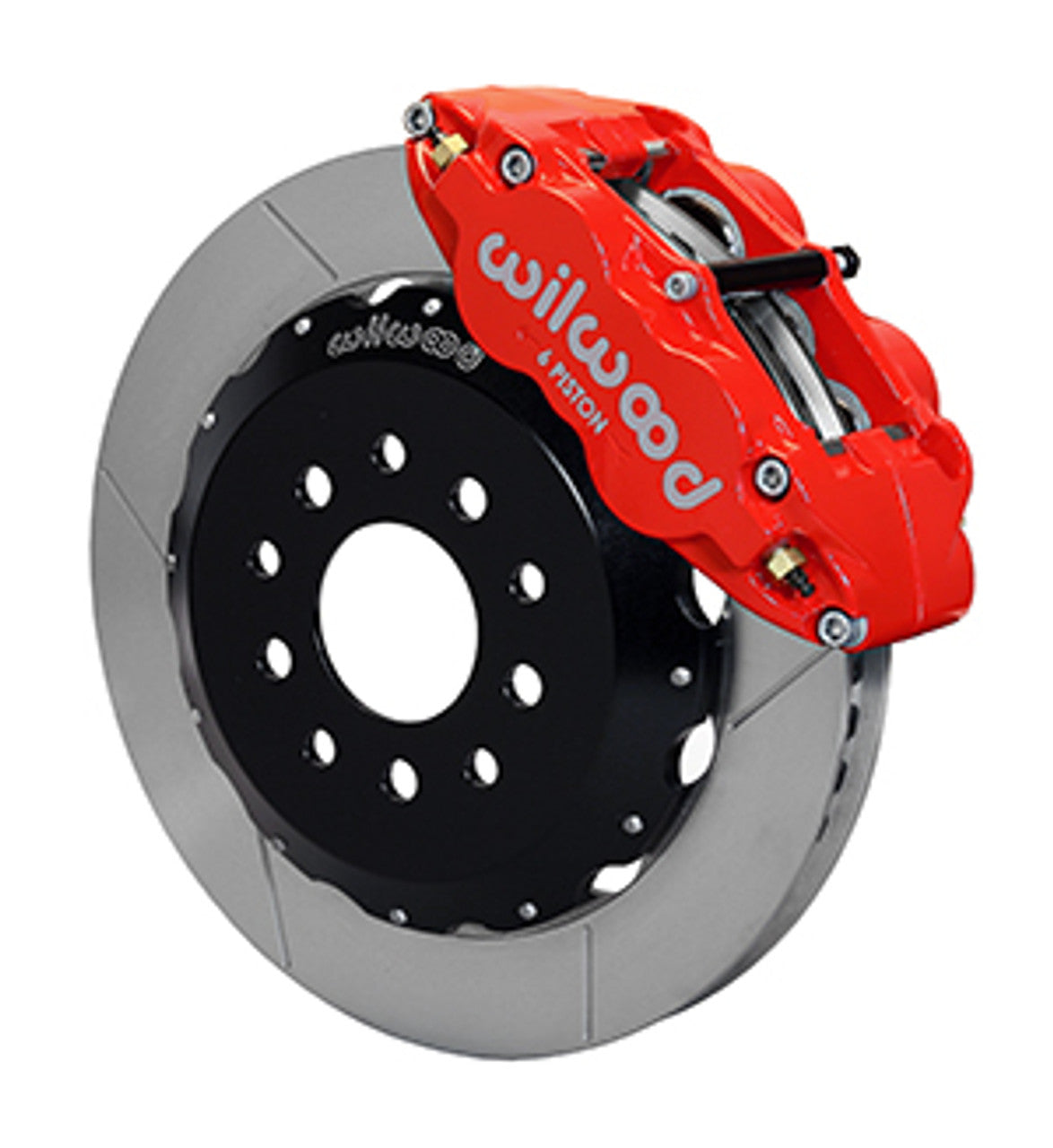 Wilwood Forged Narrow Superlite 6R Big Brake Front Brake Kit Hat 14" Slotted (05-14 Mustang) 140-9110