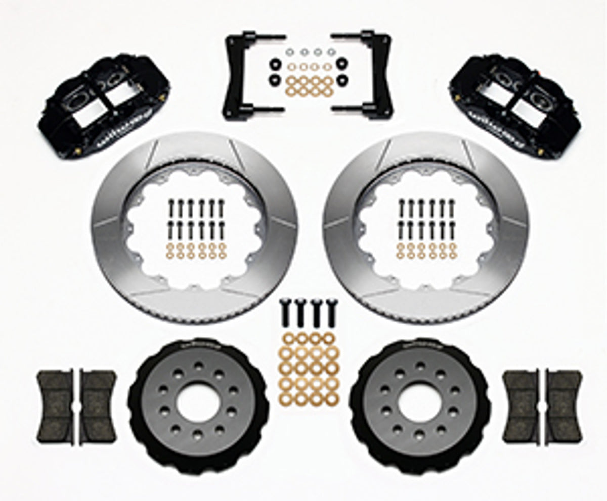 Wilwood Forged Narrow Superlite 6R Big Brake Front Brake Kit Hat 14" Slotted (05-14 Mustang) 140-9110