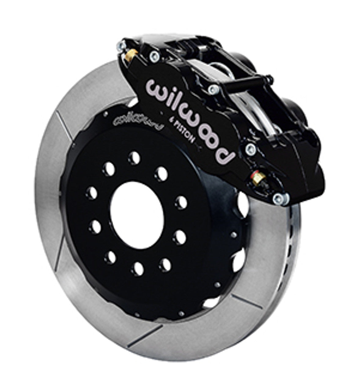 Wilwood Forged Narrow Superlite 6R Big Brake Front Brake Kit Hat 14" Slotted (93-02 Camaro) 140-9834