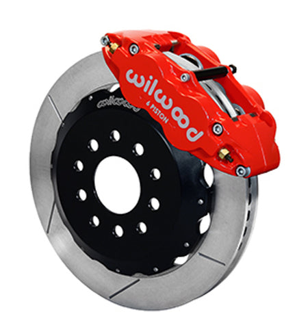 Wilwood Forged Narrow Superlite 6R Big Brake Front Brake Kit Hat 14" Slotted (93-02 Camaro) 140-9834