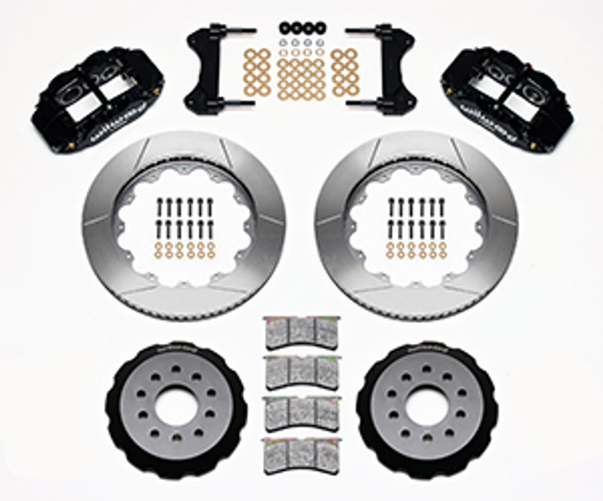 Wilwood Forged Narrow Superlite 6R Big Brake Front Brake Kit Hat 14" Slotted (93-02 Camaro) 140-9834