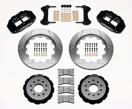 Wilwood Forged Narrow Superlite 6R Big Brake Front Brake Kit Hat 14" Slotted (93-02 Camaro) 140-9834