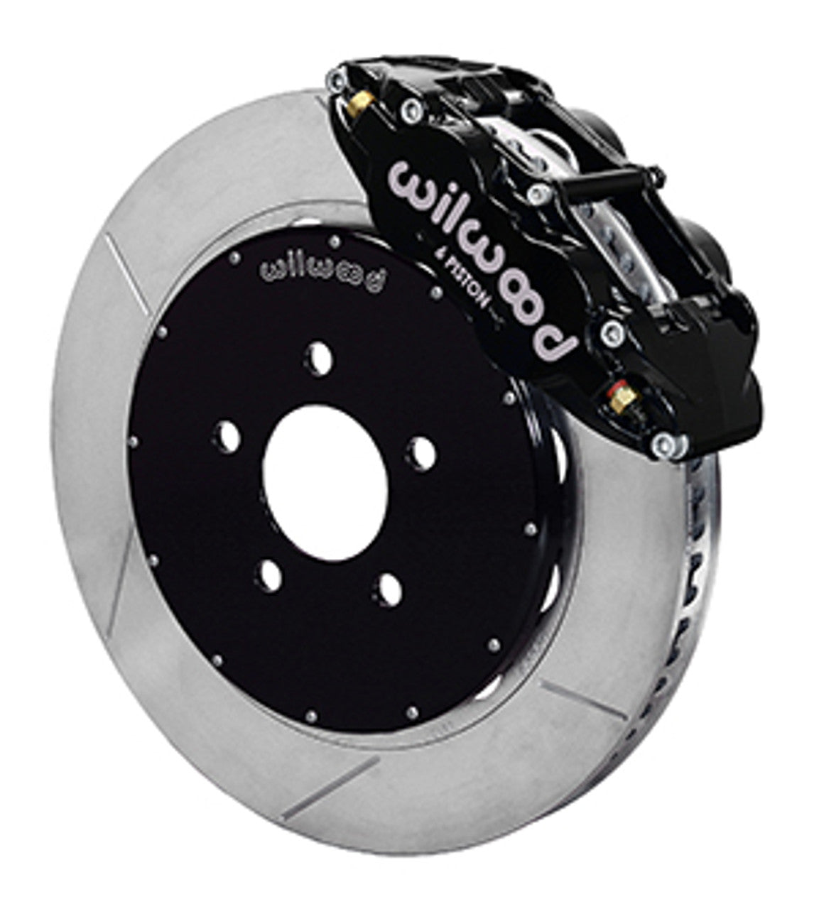 Wilwood Forged Narrow Superlite 6R Big Brake Front Brake Kit Hat 14" Slotted (94-04 Mustang) 140-9117