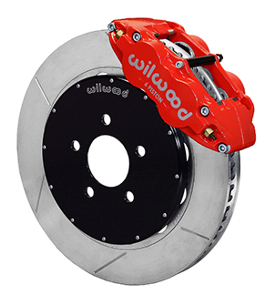 Wilwood Forged Narrow Superlite 6R Big Brake Front Brake Kit Hat 14" Slotted (94-04 Mustang) 140-9117