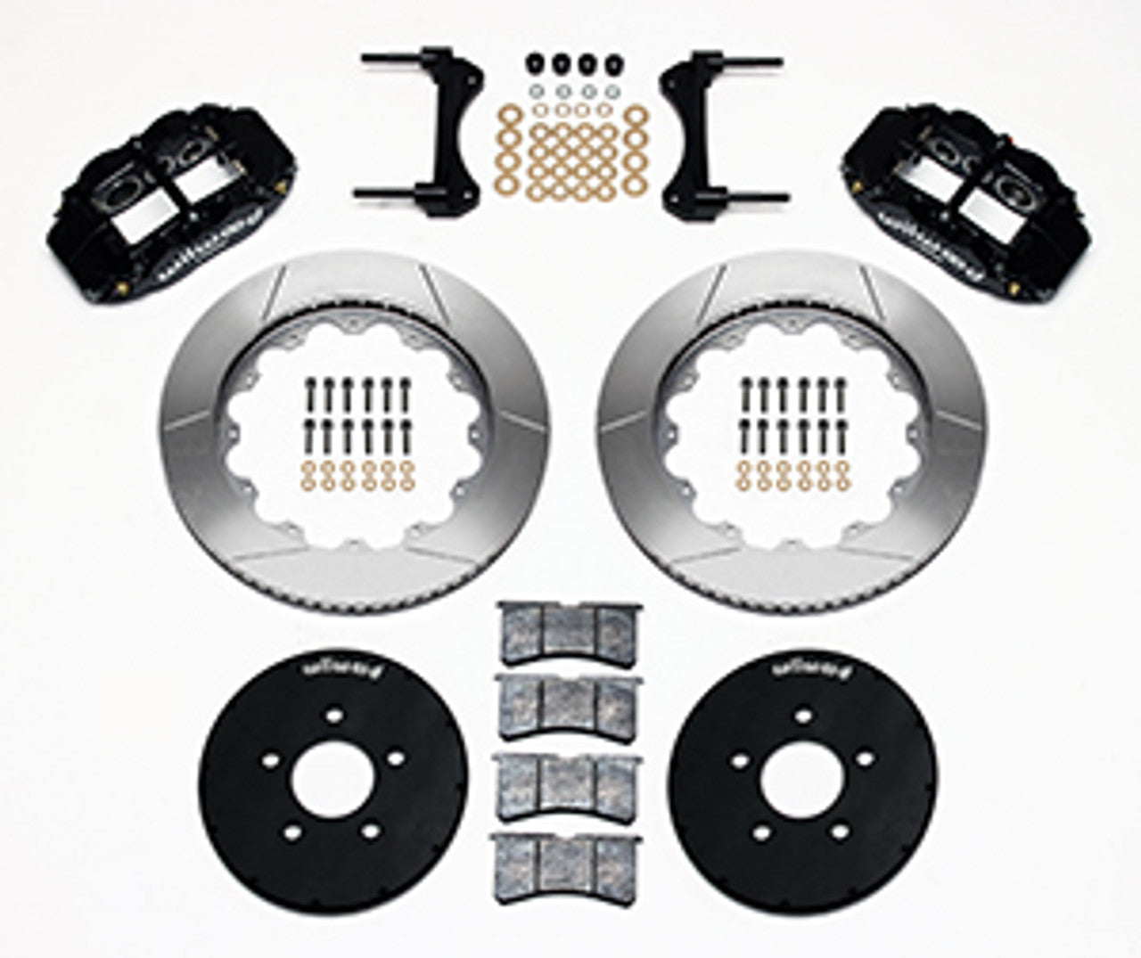 Wilwood Forged Narrow Superlite 6R Big Brake Front Brake Kit Hat 14" Slotted (94-04 Mustang) 140-9117