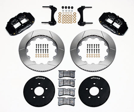 Wilwood Forged Narrow Superlite 6R Big Brake Front Brake Kit Hat 14" Slotted (94-04 Mustang) 140-9117