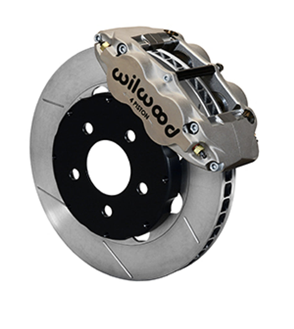Wilwood Forged Superlite 4R Big Brake Front Brake Kit Race 12.19" Slotted Nickel (05-14 Mustang) 140-12508