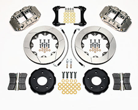 Wilwood Forged Superlite 4R Big Brake Front Brake Kit Race 12.19" Slotted Nickel (93-02 Camaro) 140-10691