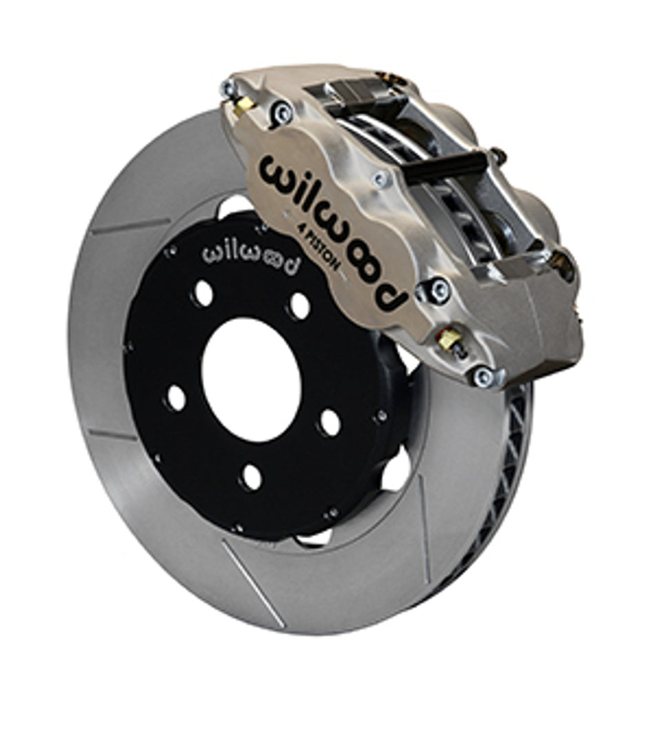 Wilwood Forged Superlite 4R Big Brake Front Brake Kit Race 12.19" Slotted Nickel (94-04 Mustang) 140-10692