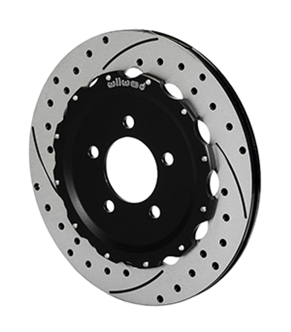 Wilwood Promatrix Rear Replacement Rotor Kit 12.88" Drilled & Slotted (05-13 Mustang) 140-12468-D