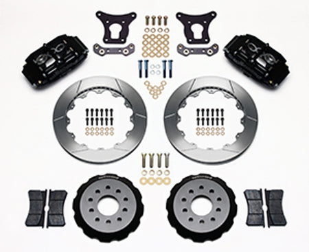 Wilwood Superlite 6 Big Brake Front Brake Kit Hat 12.88" Slotted Black (93-97 Camaro) 140-6743